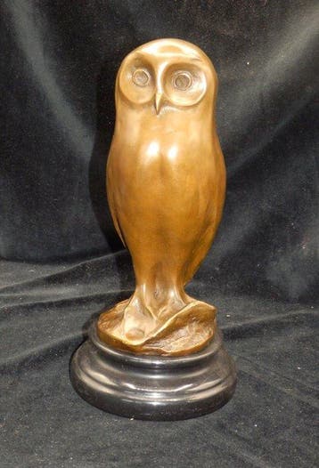 sculptuur, Fraaie bronzen Art Deco UIL - 25 cm - Brons,