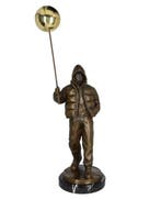Sculpture, Balloon boy - 71 cm - Bronze