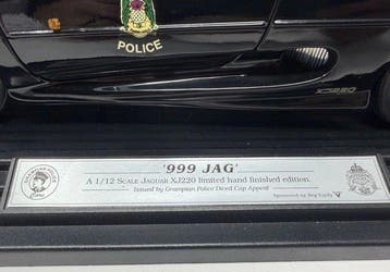 Maisto 1:12 - Voiture miniature - Jaguar XJ220 Black 999, Nieuw