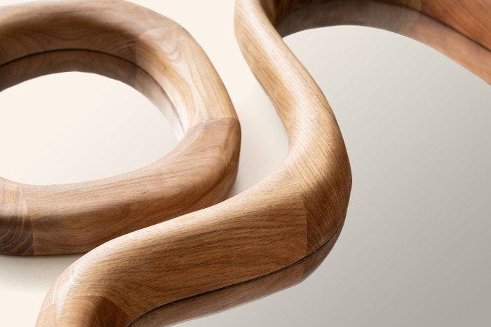 MARCO CALHAU HANDMADE COLLECTIBLES - Miroir mural - Fresno, Antiquités & Art, Art | Objets design