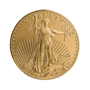 Gouden American Eagle munt 1 troy ounce