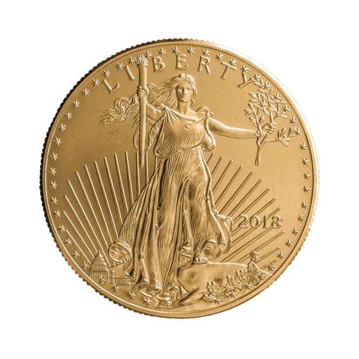 Gouden American Eagle munt 1 troy ounce, Timbres & Monnaies, Métaux nobles & Lingots
