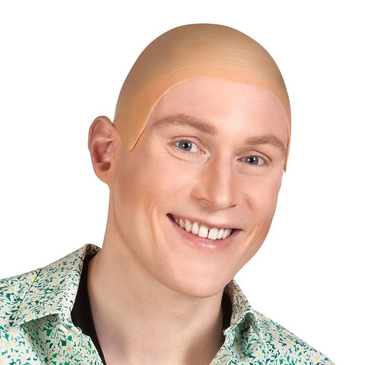 Kale Kop Pruik Gabber, Hobby en Vrije tijd, Feestartikelen, Nieuw, Verzenden
