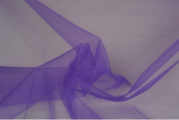 15 meter organza stof - Paars, Verzenden, 120 cm of meer, Paars, Polyester