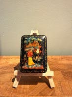 Palekh - Doos - Papier-maché - USSR - Voor Okolitsey, Antiquités & Art
