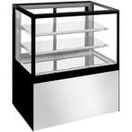 Koelvitrine | U-SERIE | 385L | RVS/Zwart | +2°C/+8°C |, Verzenden, Nieuw in verpakking