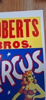 unknown - Vintage Circus poster - Robert bros circus - jaren