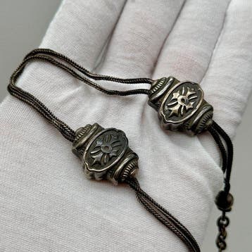 Zonder minimumprijs - Horloge halsketting Zilver -