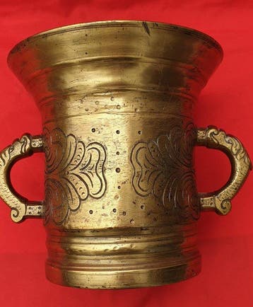 Großer Nürnberg Mörser Anfang 1700 - Mortier - Bronze, Antiquités & Art