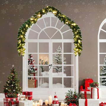 vidaXL Kerstslinger met LED-lampjes 20 m, Verzenden, Nieuw