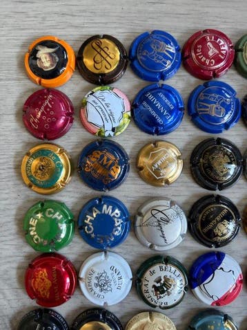 Capsules à champagne (150) - Métal, Émail