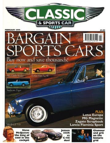 1999 CLASSIC AND SPORTSCAR MAGAZINE (02) FEBRUARI ENGELS, Nieuw