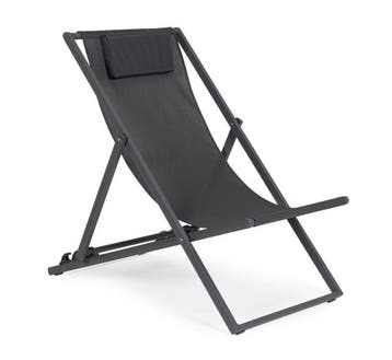 2dekans | Bizzotto Ligstoel Taylor 65 x 200 x 102 - 42,5 cm, Ophalen of Verzenden