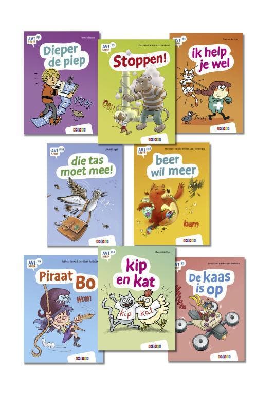 Pakket Avi Strips Groep 3 En 4 (8 Titels) |  | Nieuw, Boeken, Overige Boeken, Nieuw, Verzenden