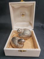 Salière et poivrière (2) - Oiseau bird - Plaqué(e) argent