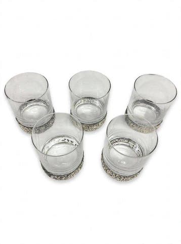 Drinkset - Zilver, Kristal