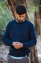 Navy Basic sweatshirt: Marine, Kleding | Heren, Truien en Vesten, Verzenden, Nieuw