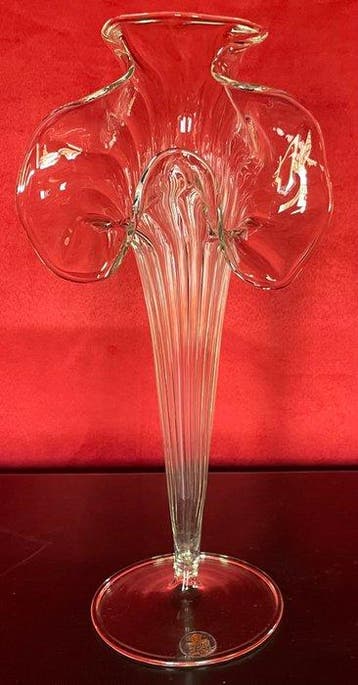 Soffieria Parise - Vaas - H. 37 cm - handgeblazen