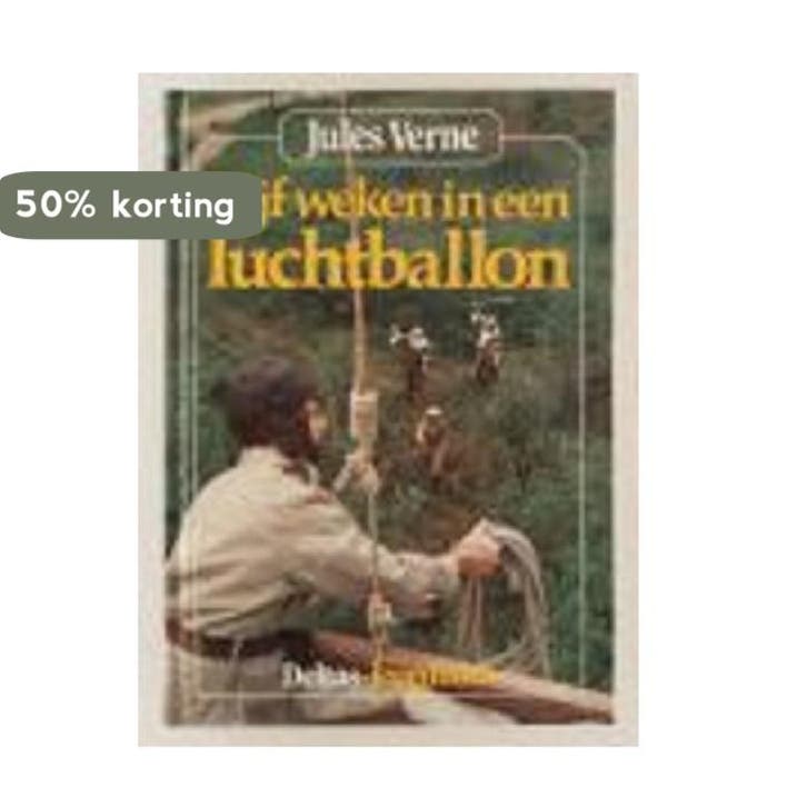 Vijf weken in een ballon 9789024333233 Jules Verne, Boeken, Kinderboeken | Jeugd | 13 jaar en ouder, Gelezen, Verzenden