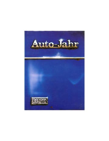 1982/83 AUTO-JAHR JAARBOEK N° 30 DUITS, Ophalen of Verzenden