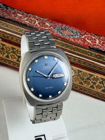 Omega - Ref.166.053 - Geneve - Cal.752 - Navy Blue Dial -, Nieuw