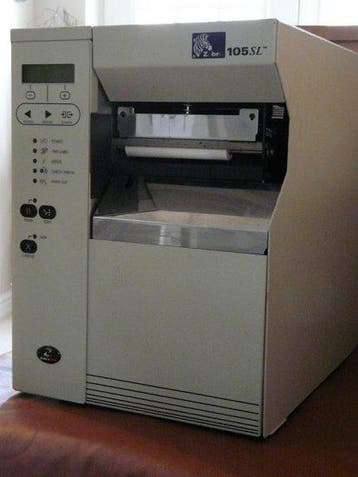 Zebra 105SL Thermal Transfer Netwerk Label Printer - 203Dpi, Ophalen of Verzenden, Gebruikt, Zebra