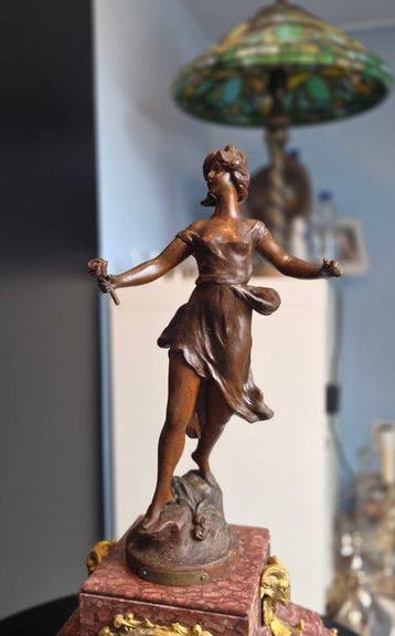 Pendule - Zinklegering - 1900-1910