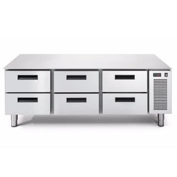 Koelwerkbank | LINEAR | Laag Model | 250L | 6 Laden (1/1, Verzenden