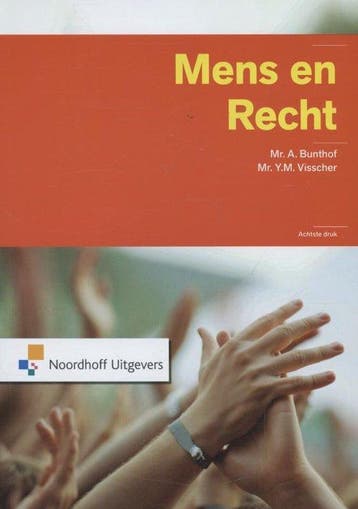 Mens en recht - Bunthof, Boeken, Studieboeken en Cursussen, Verzenden, Nieuw