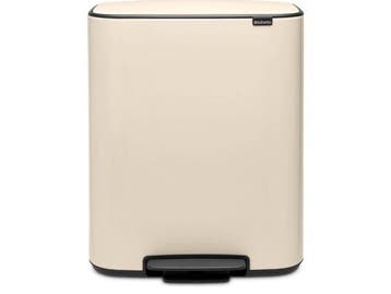 Veiling - Brabantia Bo Prullenbak - 2 x 30 liter -- Soft Bei, Huis en Inrichting, Gebruikt