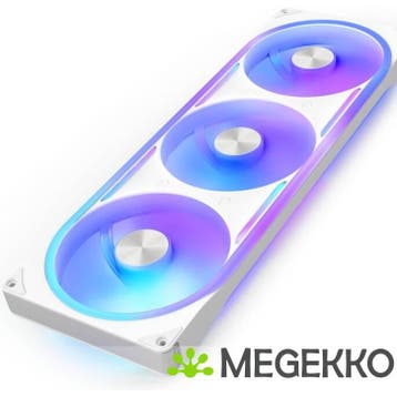 NZXT F420U Ultra RGB Fan - White, Verzenden