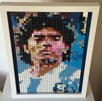 Lego Merchandise - Art - MARADONA – MOSAIC OF A LEGEND
