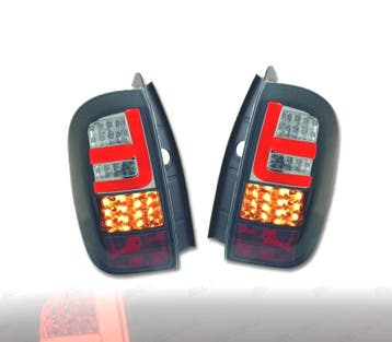 FEUX ARRIÈRE POUR DACIA DUSTER 10-13 LIGHT BAR LED FOND NOIR, Auto-onderdelen, Verzenden, Nieuw