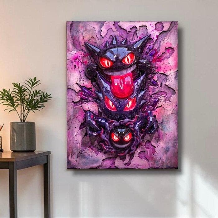 Makayhos - [Canvas] Gengar Evolutions – Shadow Ascension, Games en Spelcomputers, Spelcomputers | Overige Accessoires