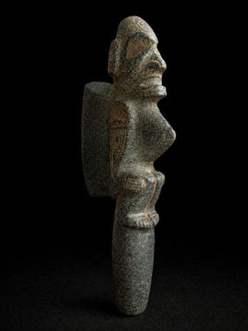Culture taïno du Xe au XVe siècle de notre ère 23,4 cm, Antiquités & Art