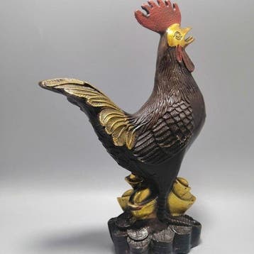 Beeldje - Rooster - Koper