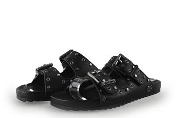 Vingino Slippers Meisjes in maat 34 Zwart, Verzenden, Jongen of Meisje, Schoenen, Nieuw