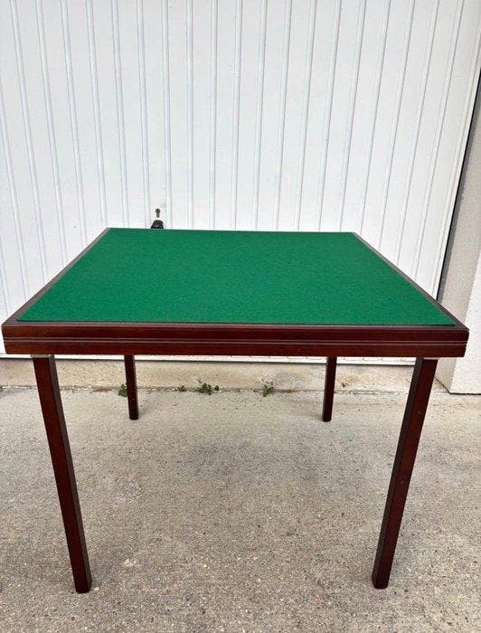 Speeltafel - Mahonie - Bridge-tafel, Antiek en Kunst, Curiosa en Brocante