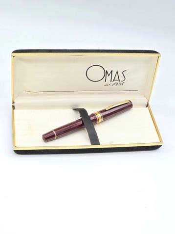 Omas - Pluma estilografica Omas extra vintage burgundy -, Verzamelen, Nieuw