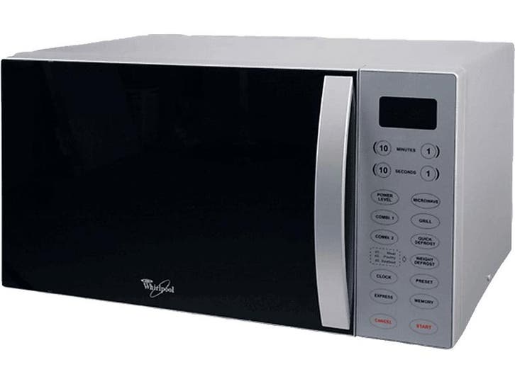 Whirlpool -  Microgolfoven Met Grill (mwo 611 Sl) - Zilver, Elektronische apparatuur, Microgolfovens, 60 cm of meer, Draaiplateau