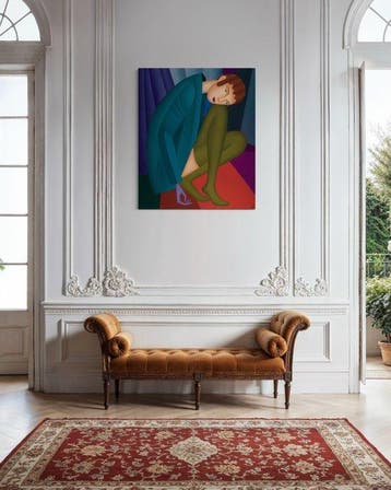 Jenny Ivanova - Elodie (oil on canvas)
