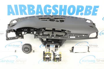 Airbag set Dashboard zwart speaker 3 spaak Audi A6 4G, Gebruikt, Audi