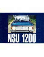 1967 NSU 1200 BROCHURE NEDERLANDS, Nieuw