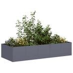 vidaXL Plantenbak 200x80x40 cm staal antracietkleurig, Verzenden, Nieuw