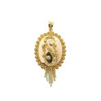gouden hanger van een mutsenbel (Hanger of bedel), Handtassen en Accessoires, Bedels, Ophalen of Verzenden, Gebruikt, Goud, Overige merken