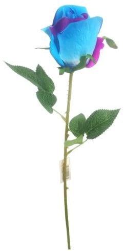 Zijden Roos Kameleon Blue Purple 54 cm per stuk, Nieuw