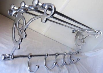 Porte-manteau - Art déco Treinkapstok - Aluminium