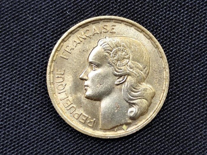 Frankrijk. 20 Francs 1950-B Georges Guiraud. Variété 4, Postzegels en Munten, Munten | Europa | Niet-Euromunten