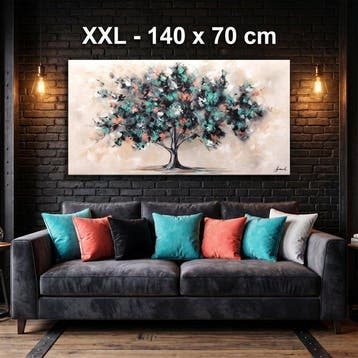 Monika Spiewak - Tree - Oil Painting Stretched On The Frame