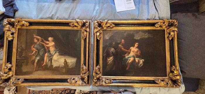 Scuola bolognese (XVII), Seguace di Francesco Albani -, Antiek en Kunst, Kunst | Schilderijen | Klassiek